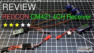 Review  REDCON CM4212 4CH Full Range DSM2 Receiver  Update [upl. by Htiderem632]