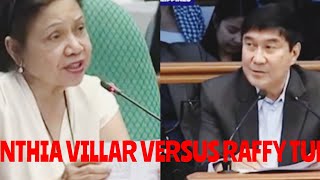 RAFFY TULFO VERSUS CYNTHIA VILLAR WHO IS NOT TELLING THE TRUTH [upl. by Maggie]