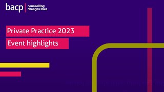 Private Practice Conference 2023 Highlights [upl. by Ettelrac]