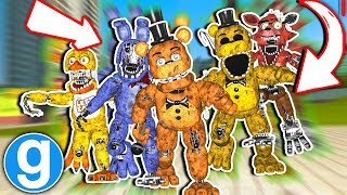 Gmod Fnaf  New Fazbear Ultimate Pill Pack Remastered Withered Animatronics [upl. by Lyon]