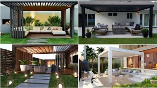 50 Modern Patio Design Ideas 2023  Backyard Garden Landscaping ideas [upl. by Garvy]