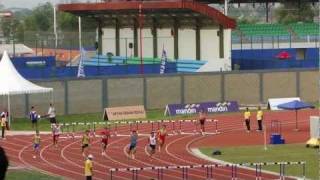 Zaki Sapari 400m hurdles men final SHORT VERSION  SEA Games 2011 [upl. by Assirehc]