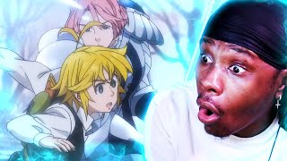 MELIODAS Vs GILTHUNDER Seven Deadly Sins Episode 3 REACTION [upl. by Vergne]