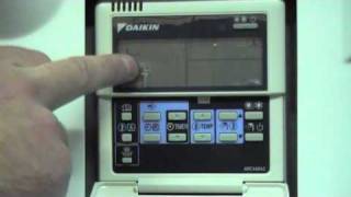 Daikin Altherma Setting heating schedule timer [upl. by Laamak57]