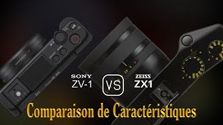 Sony ZV1 vs Zeiss ZX1 Une Comparaison de Caractéristiques [upl. by Ahsemik]