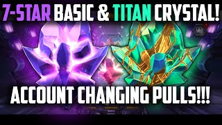 RIDICULOUS 7Star Basic amp TITAN Crystal Opening  100000000 CEO PULLS  Marvel Contest of Champions [upl. by Douty]