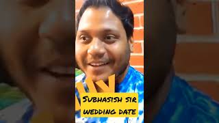 Subhasish sir wedding date revealed powerofstocks traderslife ❤️ [upl. by Talyah]