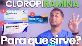 CLOROPIRAMINA PARA QUE SIRVE  3 COSAS [upl. by Akitahs]