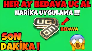 BEDAVA UC 😱 HERKES BEDAVA UC KAZANACAK 😍 PUBG MOBİLE [upl. by Artemus]