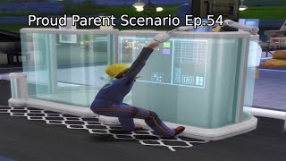 The Sims 4 Scenario Proud Parent Ep 54 No Commentary Mitchell was Promoted To Installation Intern [upl. by Idnyc363]