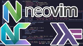 NvChad  Neovim  Haskell  Archlinux [upl. by Nahtam]