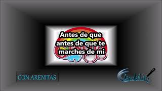 Karaoke Organizacion Genesis Arenitas [upl. by Nannarb702]