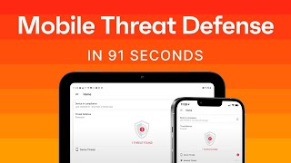 Micro Product Demo Ivanti Mobile Threat Defense in 91 seconds [upl. by Isac910]