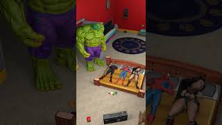 Sleepy heroes or dancers Hulk discovers the truth 😴😂FunnyAnimation [upl. by Amanda]