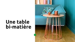 Tuto  Fabriquer une table bimatière [upl. by Asusej931]