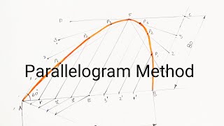 Parabola by Parallelogram MethodEngg Drawing [upl. by Jonie]