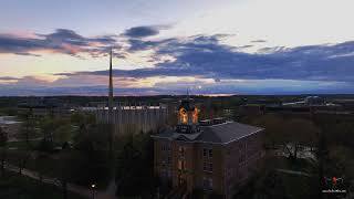 Gustavus Adolphus Blossoms Sunset  05012024 [upl. by Lekkim]