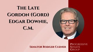 Senator Cuzner pays tribute to the late Gord Downie  October 24 2024 English feed [upl. by Analle]