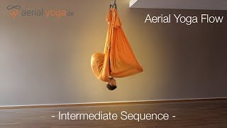 Aerial Yoga Flow  Intermediate Sequence  Jost Blomeyer [upl. by Zenitram400]