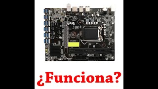 Tarjeta madre China para minería con GPU BTC B250 12 puertos Pcie Usb 30 ¿En verdad funciona [upl. by Greene]