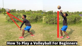 How To Play Volleyball Beginners  Underhand amp Finger  abvolleyball [upl. by Onfre51]