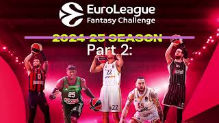 Recommendation for Our First Team in the EuroLeague Fantasy Challenge 20242025 [upl. by Phio]