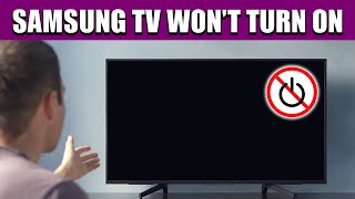 Samsung TV Wont Turn On Troubleshooting Steps to Fix Your TV [upl. by Ahker503]