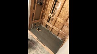 Installation of Utile Maax amp American Bath Factory shower kit [upl. by Hploda]