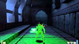 Heretic 2 II PC last level final boss fight and ending [upl. by Nnayr]