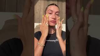 Hailey Bieber slammed for using skin smoothing filter to promote skincare brand [upl. by Gundry]