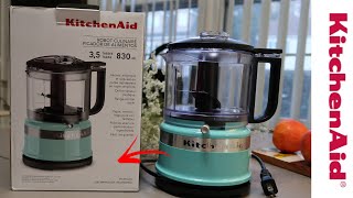 How to Use Kitchenaid 35 Food Chopper  Food Processor  unboxing amp Review  How to place Lid Bowl [upl. by Dieterich845]