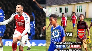 CHELSEA 11 ARSENAL Stamford Bridge  Homemade Highlights 🤩🔨  by Peter Drury and Gary Neville [upl. by Ynafetse]