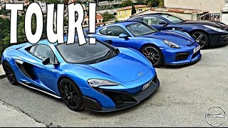 MONACO HOUSE TOUR amp SUPERCAR DRIVEWAY [upl. by Chase]