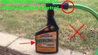 ✅ How To Use Spectracide Immunox Lawn Disease Control Review [upl. by Nine]