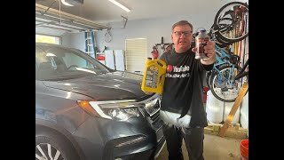 2019 Honda Pilot  Brake Fluid Flush Oil Change Tire Rotation 65k miles Service [upl. by Schaper216]