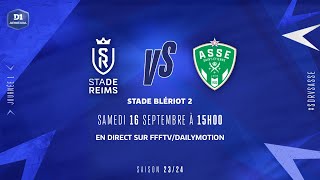 J1 I Stade de Reims – AS SaintEtienne 20 le résumé  D1 Arkema  FFF 20232024 [upl. by Elvin]