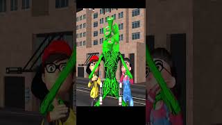 Siren Head troll Nick and Tani be come Nick Joker and Tani Harley Quinn shorts 3danimation [upl. by Canter]