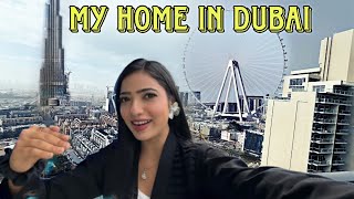 My Burj khalifa view house in dubai  MUSKAN SHARMA VLOG [upl. by Reivaxe]