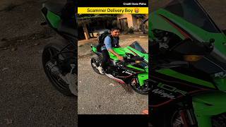 Scammer Delivery Boy Ka Attitude To Dekho 🤬scammer deliveryboy attitude motovlog ninja001vlogs [upl. by Bail]