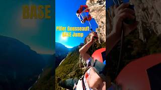 Pilier Gousseault Verdon  BASE Jump basejump france verdon [upl. by Haile]