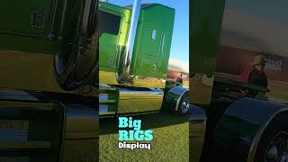 Custom Airbrushed Big Rigs Trucks on Display at Sunset [upl. by Gideon]