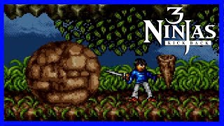 3 Ninjas Kick Back Gameplay Super Nintendo [upl. by Trini754]