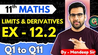 Class  11 Ex  122 Q1 to Q11 Limits amp Derivatives Maths  CBSE NCERT GREENBoard [upl. by Fransis]