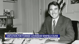 Visitation being held for former TN Gov Winfield Dunn [upl. by Kruter]