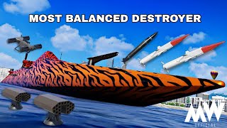 Most balanced destroyer fully worth it 🔥 you cant regret 😎  Modern Warships [upl. by Neerehs130]