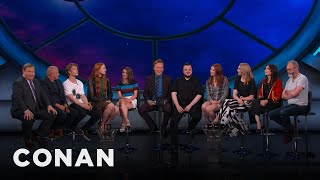 The Cast Of quotGame Of Thronesquot Full Interview  CONAN on TBS [upl. by Ellissa]