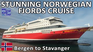 STUNNING Norwegian Fjords Cruise  Bergen to Stavanger with Fjordline [upl. by Amsirahc]