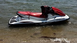 Winterizing Kawasaki STX 15F Jet Ski Including Anti Freeze In cooling system [upl. by Manya]