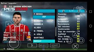 DESCARGAR PES 2018 PSP BY CHELITO 19 VERSION FINAL link directo [upl. by Naahs]