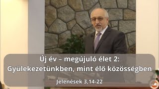 2024 01 14 délelőtti istentisztelet  Mészáros Kornél [upl. by Zinn839]